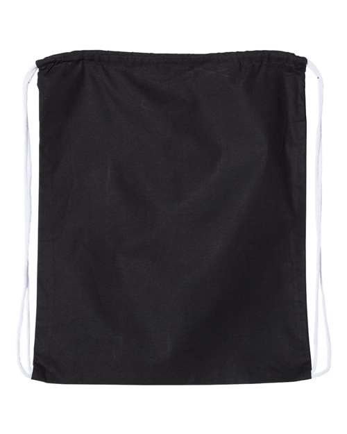 Q4500L - Large Economical Cotton Drawstring Bag - Q-Tees - Image 2