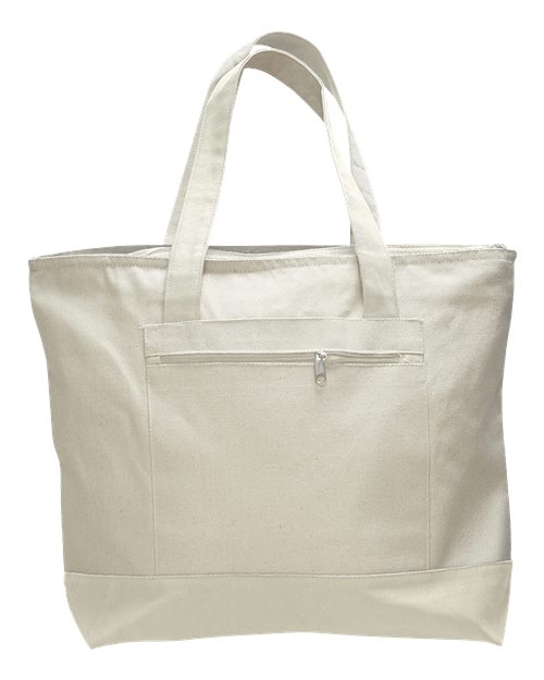 Q1300 - 19L Zippered Tot - Q-Tees - Image 4