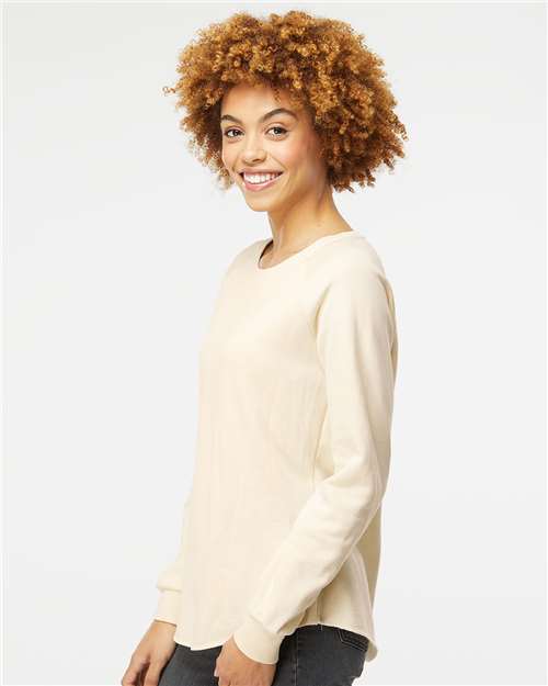 PRM2000 - Women's California Wave Wash Crewneck Sweatshirt - Independent Trading Co. - Image 2
