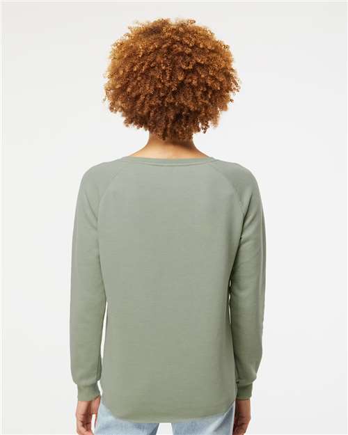PRM2000 - Women's California Wave Wash Crewneck Sweatshirt - Independent Trading Co. - Image 15