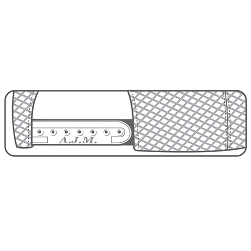 8E000M - Polycotton / Polyester Mesh 6 Panel Constructed Pro-Round - AJM - Image 6