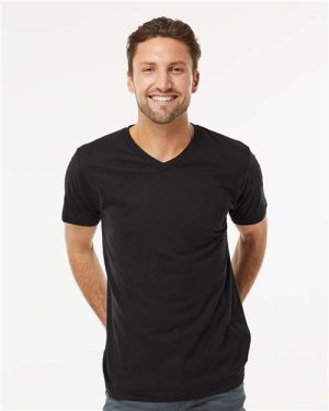 3543 - Deluxe Blend V-Neck T-Shirt - M&O