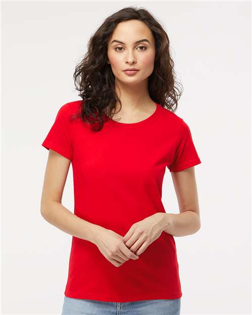 4810 - Women's Gold Soft Touch T-Shirt - M&O - Image 25