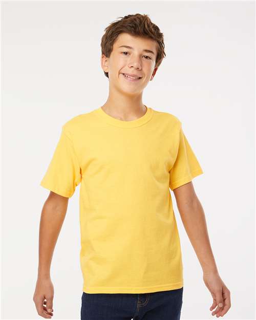 4850 - Youth Gold Soft Touch T-Shirt - M&O - Image 229
