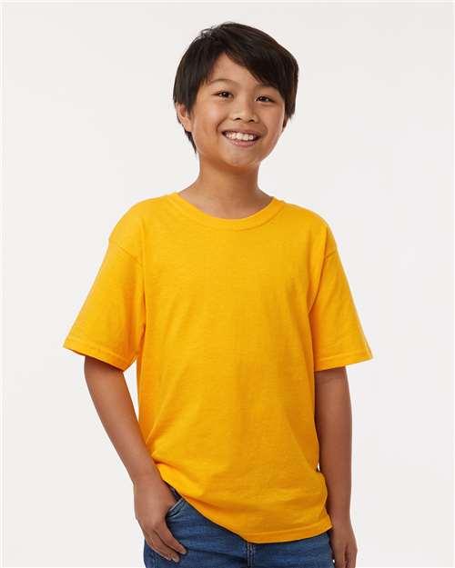 4850 - Youth Gold Soft Touch T-Shirt - M&O - Image 73