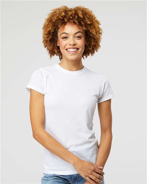 3540 - Women's Deluxe Blend T-Shirt - M&O - Image 49