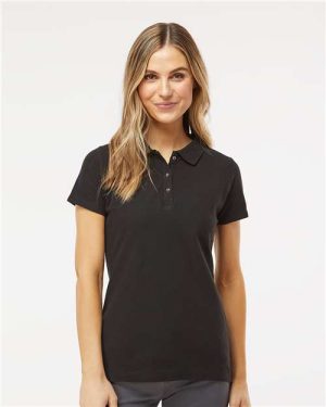 7600 - Women's Ringspun Pique Polo - M&O