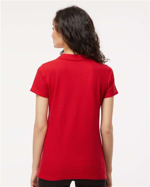 7600 - Women's Ringspun Pique Polo - M&O - Image 15