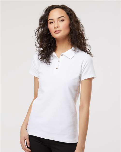7600 - Women's Ringspun Pique Polo - M&O - Image 19