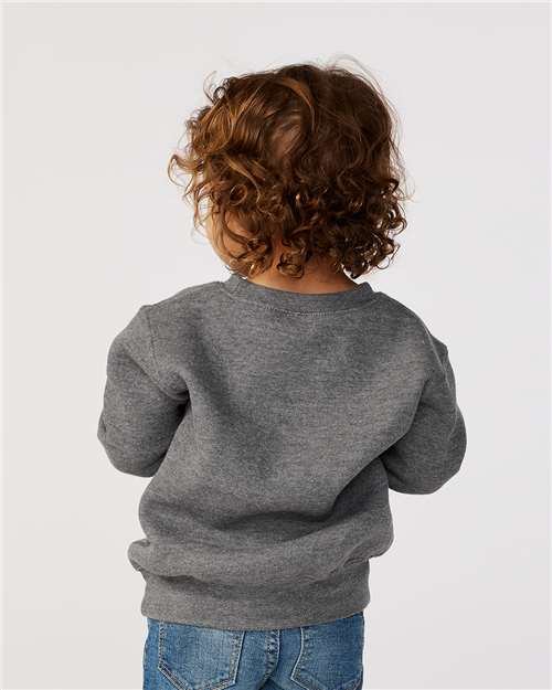 3317 - Toddler Fleece Crewneck Sweatshirt - Rabbit Skins - Image 18