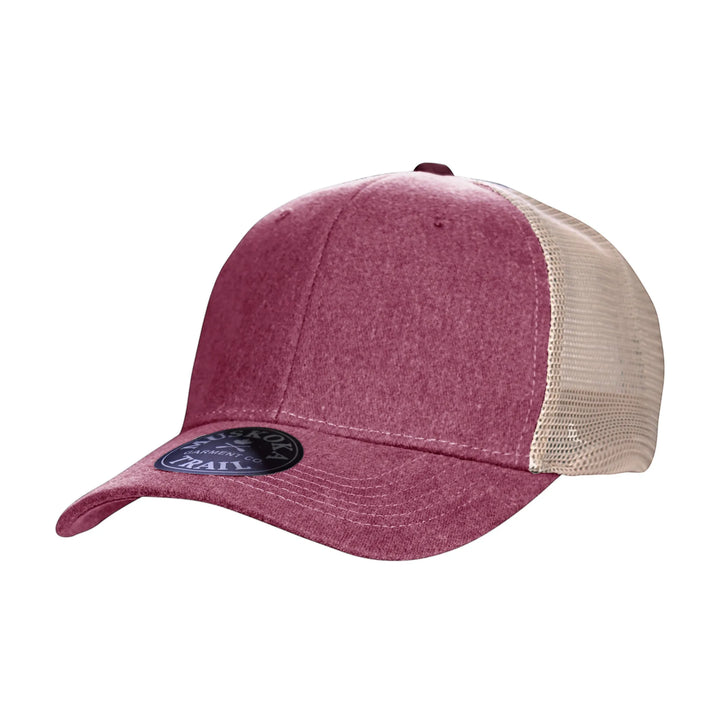 H08360 - TRAILHEAD - Pigment Dyed Snap Back Trucker Cap - CSW - Image 5