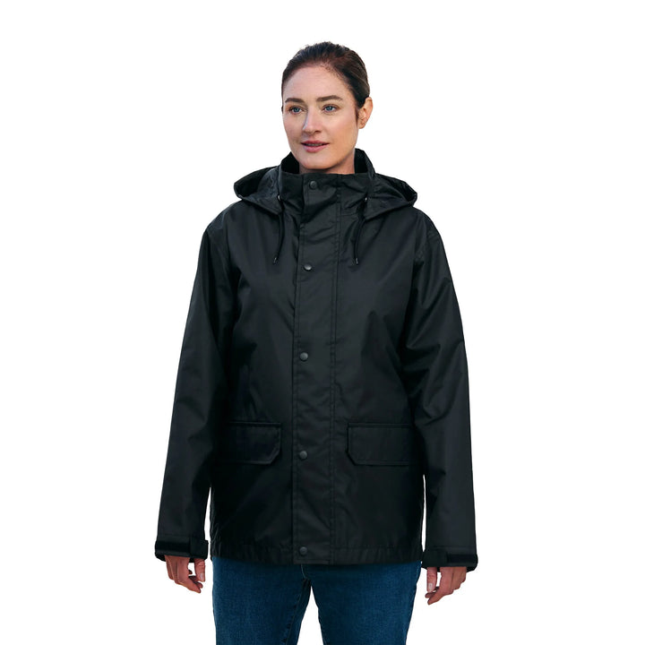 L01125 - RAINIER - Full Length Raincoat with Detachable Hood - CSW - Image 2