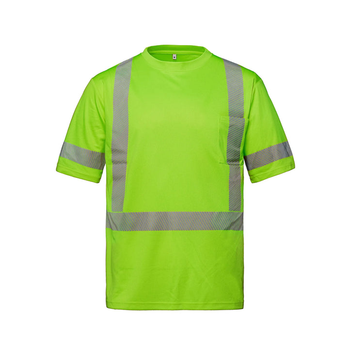 S05980 - LUMEN - Hi-VIS T-shirt with Segmented Stripes - CSW - Image 2