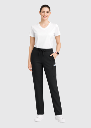P9011 - The Rebecca Flexi Mid-rise waist band scrub pant - MOBB