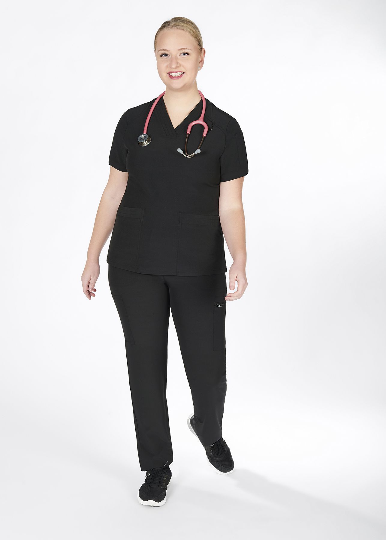 T8010 - The DeeDee V-Neck Scrub Top - MOBB - Image 10