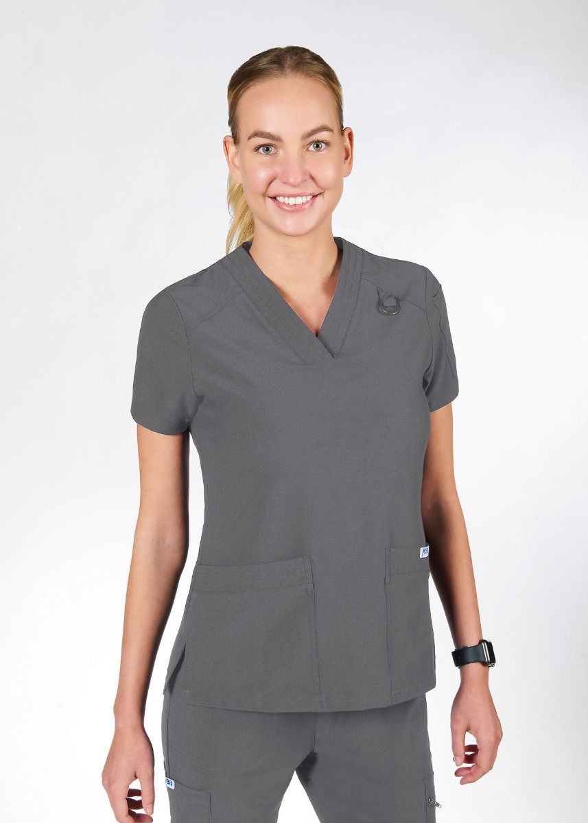 T8010 - The DeeDee V-Neck Scrub Top - MOBB - Image 11