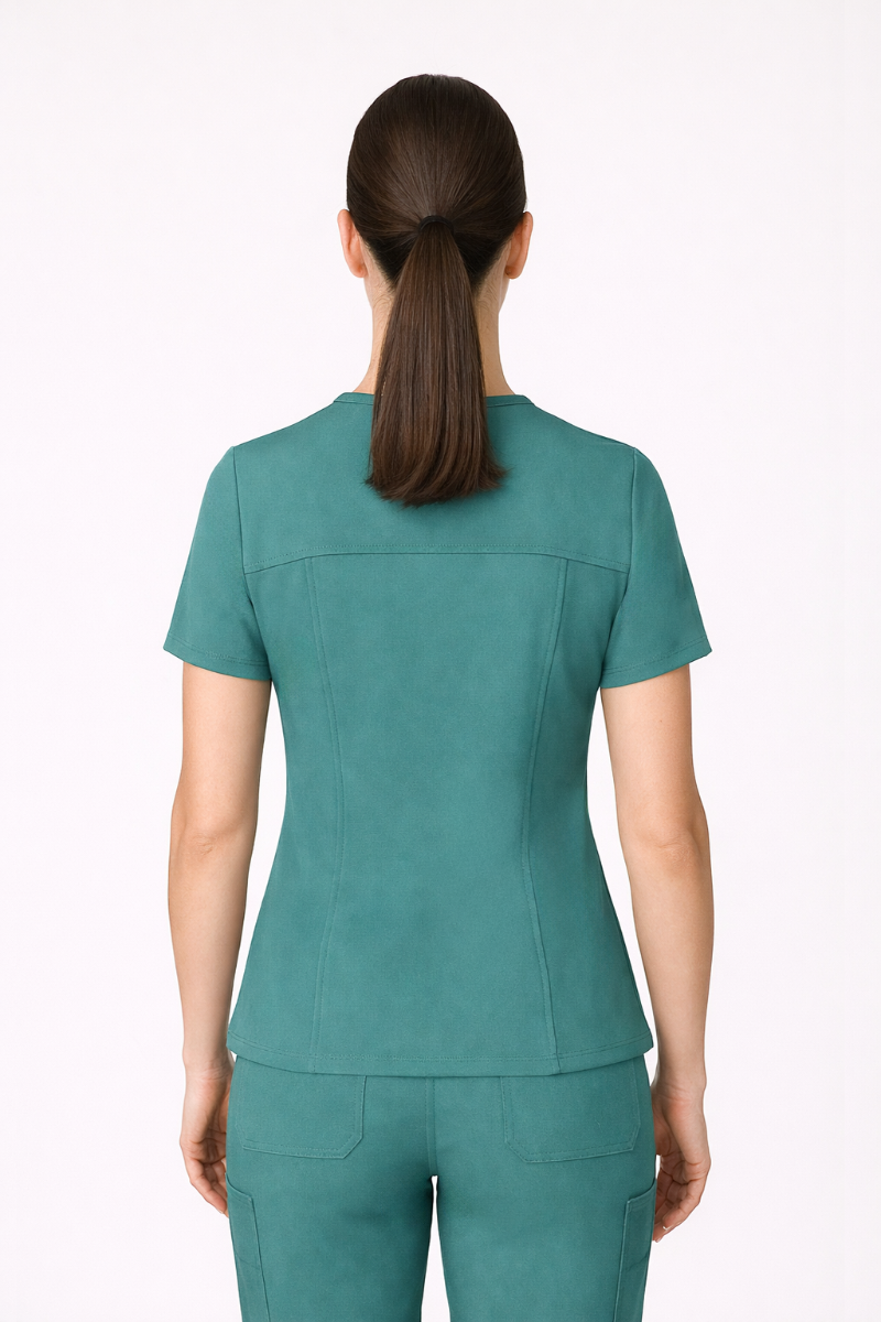 T8030 - The Angela V- neck Scrub Top - MOBB - Image 11
