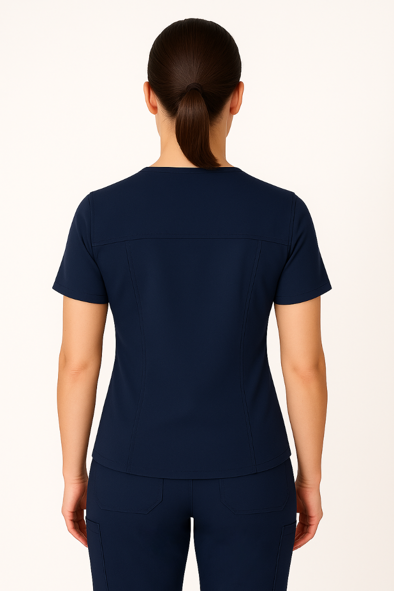 T8030 - The Angela V- neck Scrub Top - MOBB - Image 14