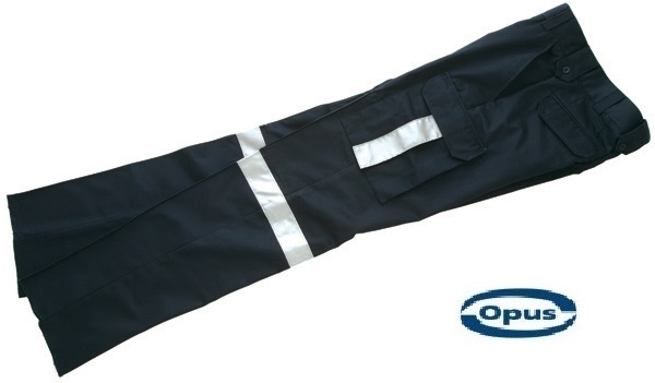 CPR186 - Deluxe Cargo Pants- Hi Vi on knee,Stretch WB - OPUS