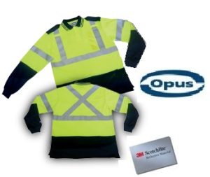 EG108 - EMS Safety Long Sleeves Golf Shirt - OPUS
