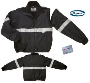 FJ706 - Fleece Safety Rain Jacket - OPUS