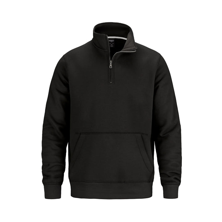 L00602 - Fairmount - 1/4 Zip Sweatshirt w/ Pouch Pocket - CSW - Image 3