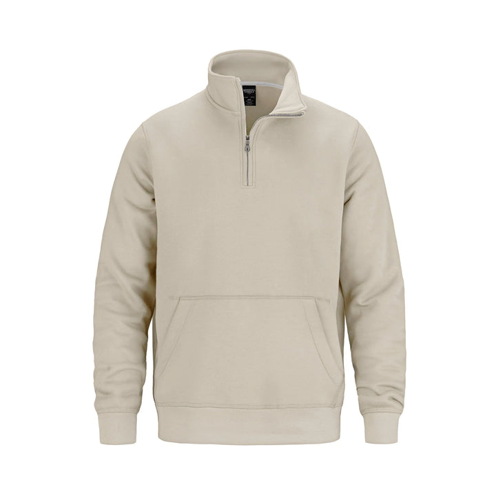 L00602 - Fairmount - 1/4 Zip Sweatshirt w/ Pouch Pocket - CSW - Image 6
