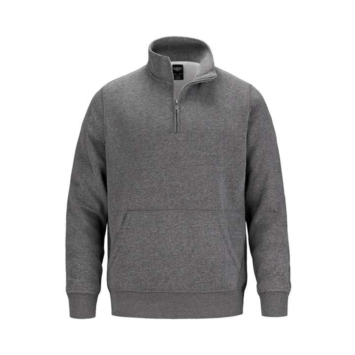 L00602 - Fairmount - 1/4 Zip Sweatshirt w/ Pouch Pocket - CSW - Image 5