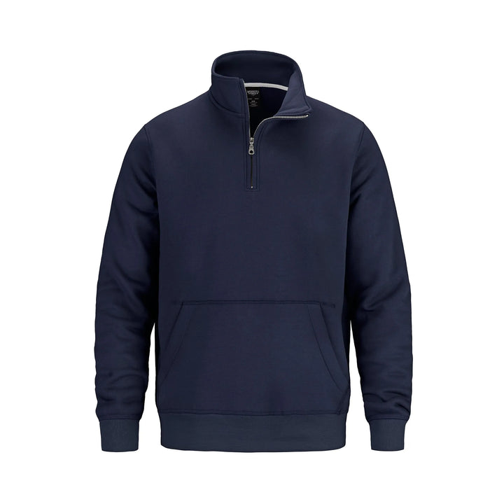 L00602 - Fairmount - 1/4 Zip Sweatshirt w/ Pouch Pocket - CSW - Image 4