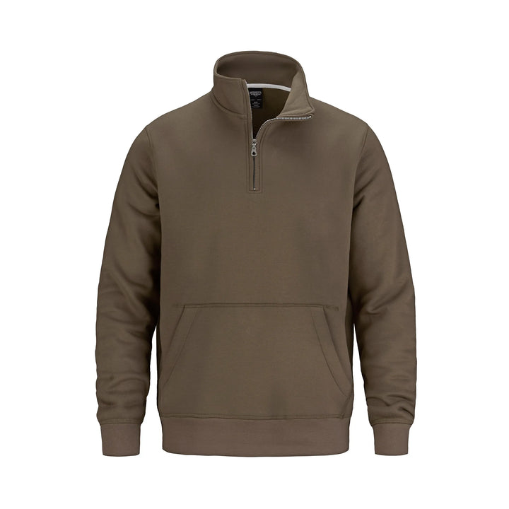 L00602 - Fairmount - 1/4 Zip Sweatshirt w/ Pouch Pocket - CSW - Image 8