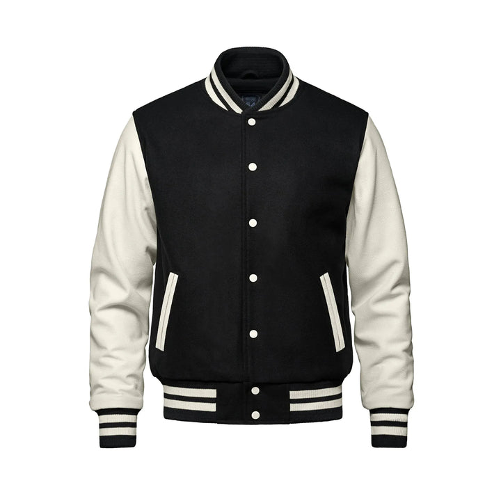 L6085Y - Varsity - YOUTH Melton and Leather Varsity Jacket - CSW
