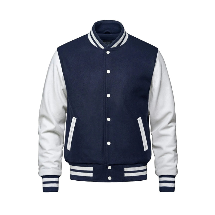 L6085Y - Varsity - YOUTH Melton and Leather Varsity Jacket - CSW - Image 5