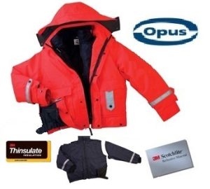 PJ501 - 5in1 4 Seasons Safety Rain Bomber Jacket - OPUS