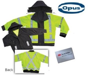 RJ802 - Safety Rain Reversible Bomber Jacket - OPUS