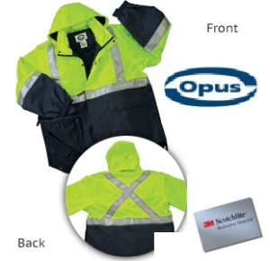SJ12 - Duty Safety Rain Jacket Two Tone - OPUS