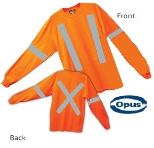 ST51 - Long Sleeve Safety T-shirts - OPUS