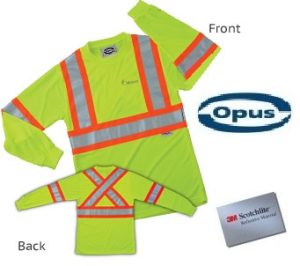 ST76 - Long Sleeve Safety T-Shirts - OPUS