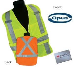 SV53 - Five Points Tear Away Safety Vest - OPUS