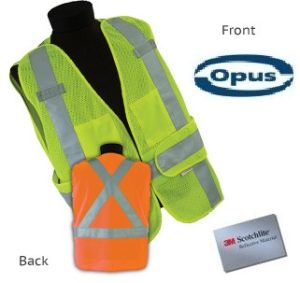 SV58 - Five Points Tear Away Safety Vest - OPUS